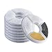 Winkeyes Cat Water Fountain Filter for Cat Flower Fountains Water Filter Replacement with Dual Filters Resin and Activated Carbon for Water Dispenser Drinking Fountain Pack of 8