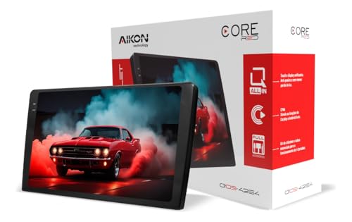 Core R09-4264 Central Multimídia 9 Polegadas, CarPlay e Android Auto, Tela Touch Screen, Bluetooth, Spotify, YouTube, Rádio FM, GPS