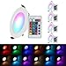 Produktbild (Pack of 5) LED Einbaustrahler Dimmbar 16 Farben 5W RGB Led Spots 230v Deckenstrahler led panel mit IR-Fernbedienung Dekorative Leuchtmittel für Zuhause, Küche, Esszimmer[Energieklasse A+++]