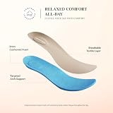 DREAM PAIRS Damskie baleriny Mary Jane Barefoot Knit Wide Toe Box Arch Support Płaskie buty dla kobiet szykowne na co dzień biuro biznes praca podróż spacer, granatowy, 37 EU