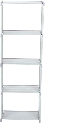 Miniatura 4 de JUOPZKENN Estanterías, estantería abierta, organizador de almacenamiento, estante de plástico para libros, estantería portátil vertical para