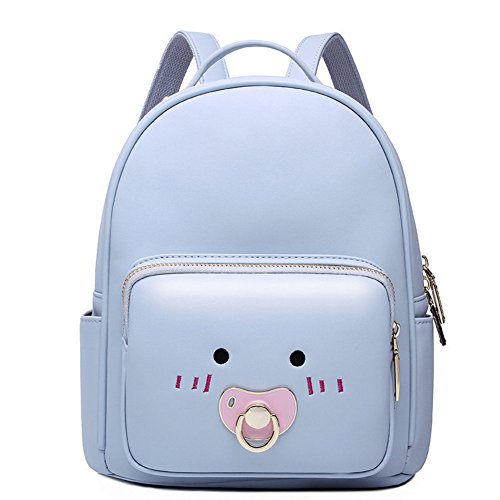 Sac à dos imprimé animal anti transpirant bleu cochon pour l'été