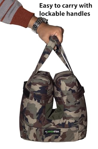 wildroar Bean Bag-Green Camo- for Wildlife Photography-Prefilled 3 41P7yswWMCL