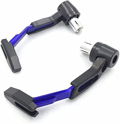 SMT-Adjustable Angel Length Black Blue CNC 7/8"(22mm) Protector Proguard Pro Brake Clutch Levers Protect Guard Compatible With Suzuki GSXR Hayabusa RM DR Kawasaki Ninja Aprilia Climber [B01AFXM3UG]