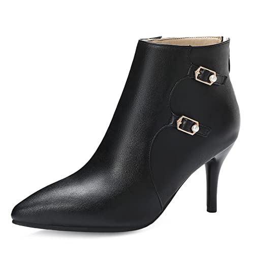 Robe bottes de cheville femme Gicoiz d'hiver aux finitions aiguilles haut de gamme