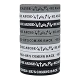 9PCS Bible Verse Silicone Bracelets He Came Died Arose Ascended Coming Back Christian Quote Rubber Bracelets Jesus Religious Bulk Church Gifts