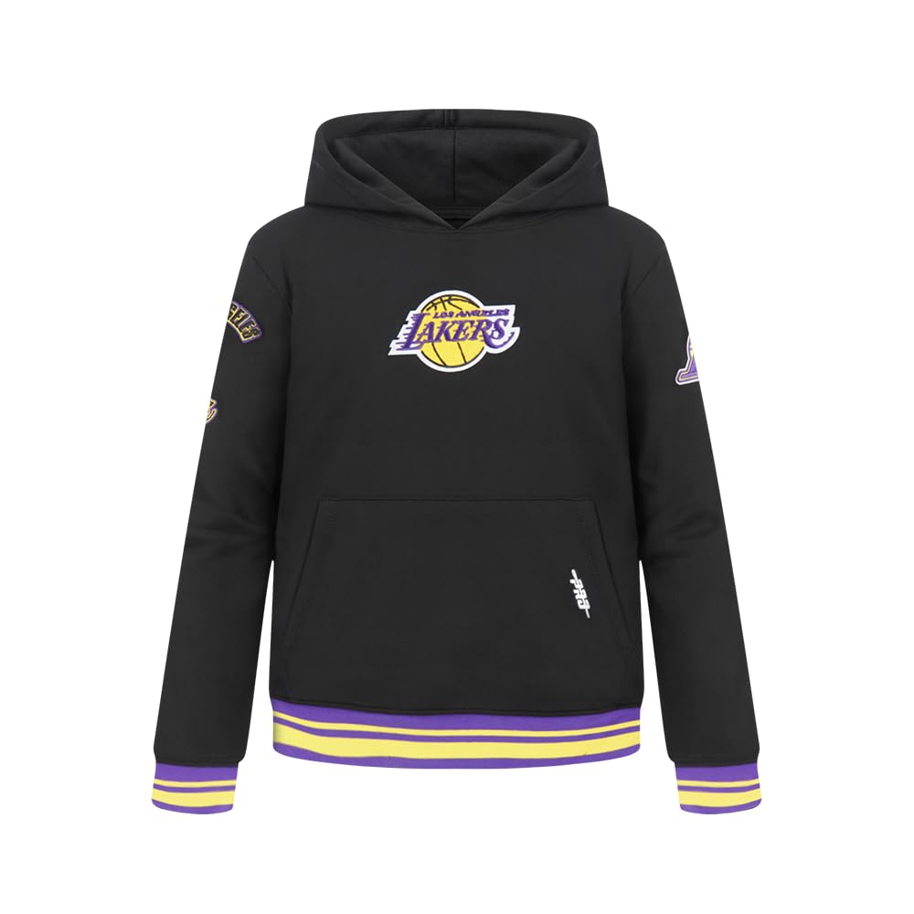 Pro Standard Big Boys NBA Los Angeles Lakers Neutral Pull Over Hoodie Taupe XL