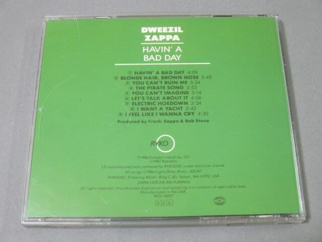 Amazon.co.jp: CD◇DWEEZIL ZAPPA - HIN