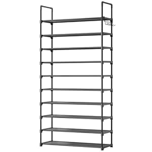 Kitsure 10-Tier Shoe Rack – Large Capacity for Any Room