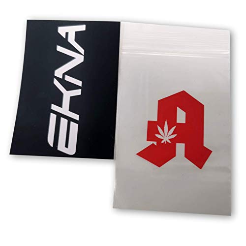 EKNA Druckverschlussbeutel/Schnellverschluss Beutel/Baggys/Tütchen / 100 Stück/Auswahl von Größen & Motiven (60x80 mm, Apotheke)