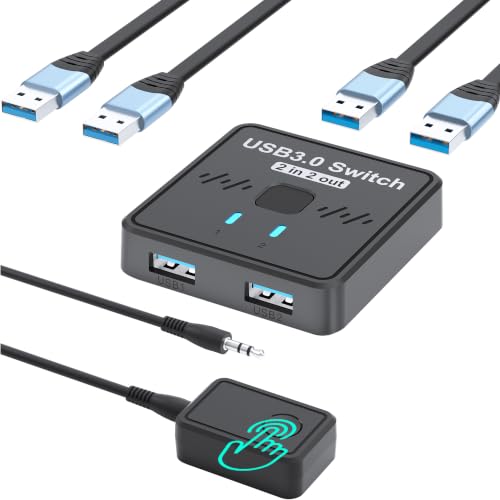 2-in-2-out USB 3.0 switcher on Amazon