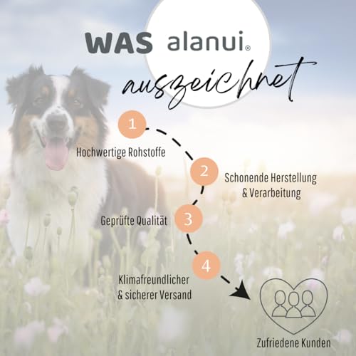 alanui Reiskeimöl für Hunde, raffiniert, 500 ml Dosierflasche