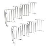 jojofuny Juego 2 Soportes para Tacos y Burritos de Acero Inoxidable Resistente Corrosión Diseño Forma de U Soporte Compacto para Cocina y Exhibición de Alimentos