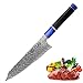 20cm Damastmesser Kochmesser, Japan VG-10 67 Lagen Super Edelstahl, Professionelle Deutsch super scharfe kohlenstoffreiche küchenmesser mit Harzgriff und Luxus Geschenkbox für Familie Restaurant