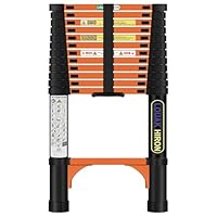 Teleskopleiter 3.8M Ausziehbare Leiter Klappleiter Stehleiter Rutschfester aus hochwertigem Ausziehleiter Mehrzweckleiter Haushaltsleiter