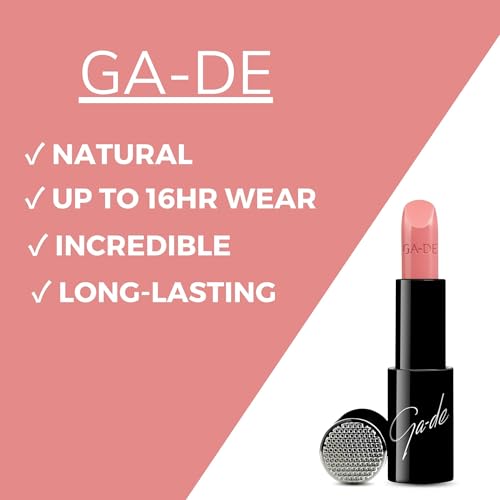 Image of GA-DE Selfie Full Color Lipstick, 850 - Long Lasting High Pigment Lipstick with Argan Oil - Creamy Radiant Shine and Hydrating Benefits - 0.14 oz
