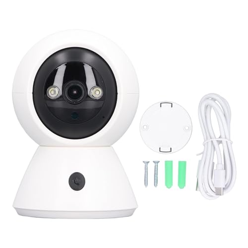 Mavaol Cámara de Seguridad WiFi 2MP 1080P HD Visión Nocturna de 2 vías Cámara de conversación Vigilancia en el hogar Monitoreo