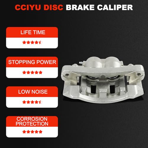 Image of cciyu Front Right Brake Caliper Assembly w /Bracket 18B4688 2000 For Ford For Excursion,1999 2000 For Ford For F-250 Super Duty,1999 2000 For Ford For F-350 Super Duty