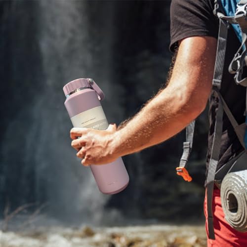 Botella de agua hermética de acero inoxidable con aislamiento al vacío de 24 oz 3