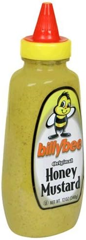 Billy Bee Original Honey Mustard Squeeze Bottle 12oz (Pack of 3)