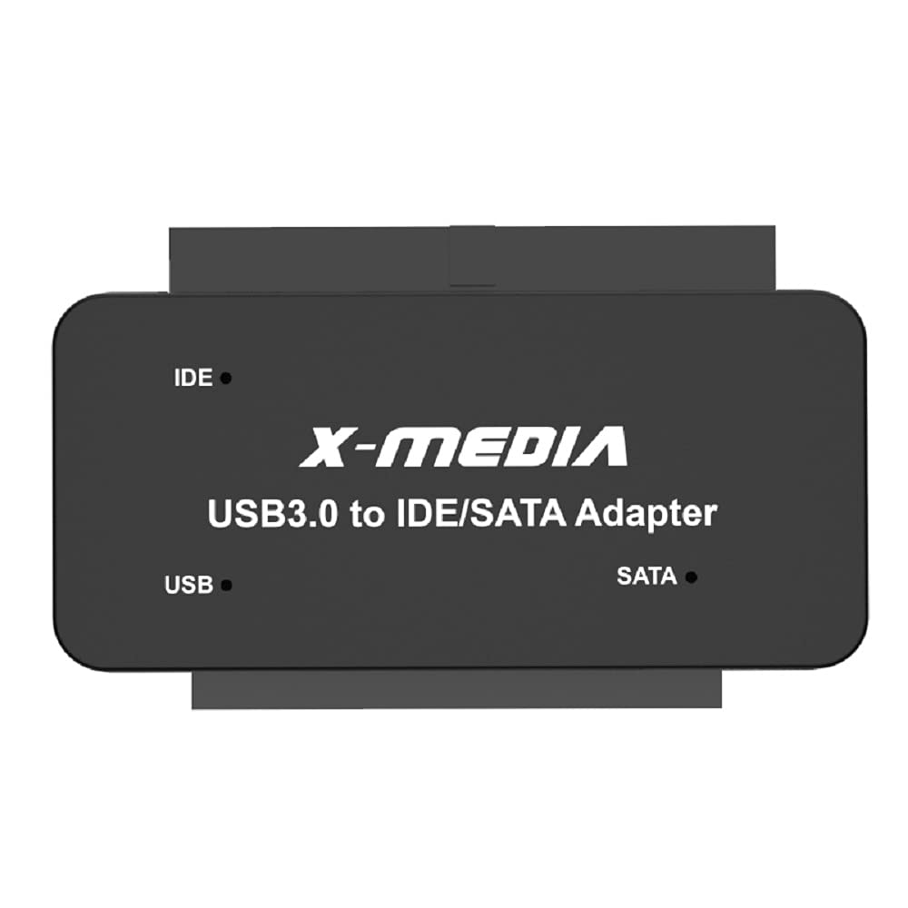 X-MEDIA XM-UB3235S V2 USB 3.0 vers IDE SATA Adaptateur Convertisseur, Lecteur de Disque Dur Externe / Adaptateur - Support 2.5/3.5" HDD/SSD Disque Dur