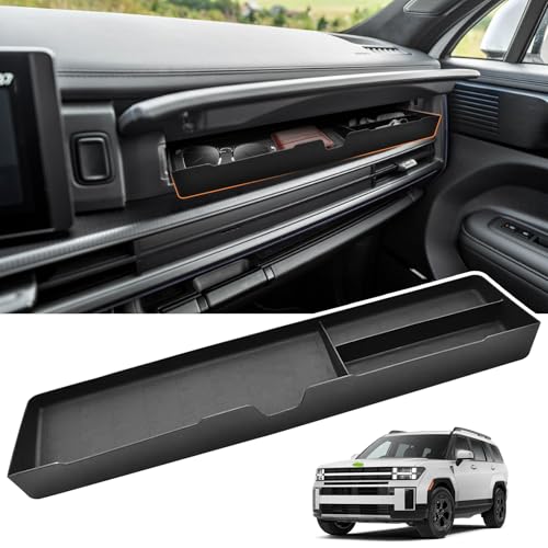WBLATP Passenger Storage Organizer Tray Compatible with 2024 2025 2026 Hyundai Santa Fe|Keep Things Organized|Glove Box Storage Organizer Tray for Santa Fe accessories Center Console Organizer