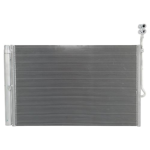 Image of TRQ Air Conditioning A /C Condenser Receiver Drier Compatible with 2011-2018 Porsche Cayenne 2011-2017 Volkswagen Touareg VW3030133