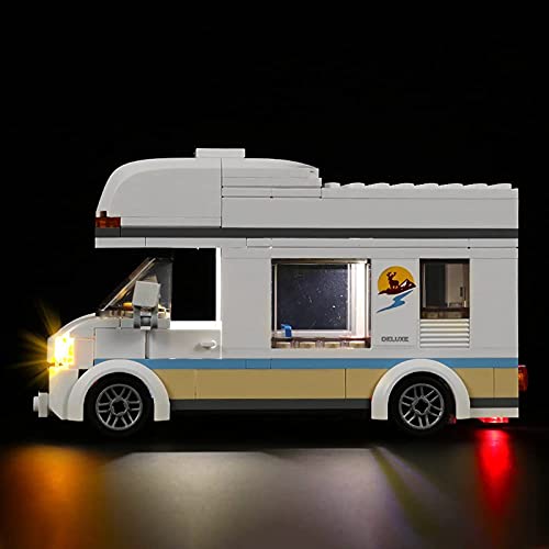 FYHCY Led Beleuchtung Set für Lego 60283 City Ferien-Wohnmobil,Led Licht Beleuchtungsset für Lego 60283 (NUR Licht Set) – Bild 3