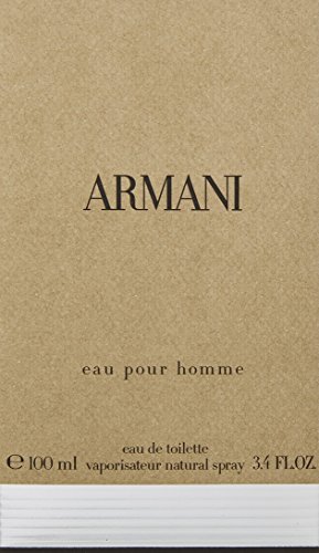 Eau Pour Homme By Giorgio Armani | Eau De Toilette Spray | Fragrance For Men | An Elegant, Timeless Scent With Notes Of Bergamot, Coriander, And Vetiver | 100 Ml / 3.4 Fl Oz #TOP1