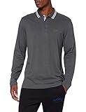 Nicht bleichen BOSS Herren Plisy Polo Shirt, Medium Grey (35), XL EU