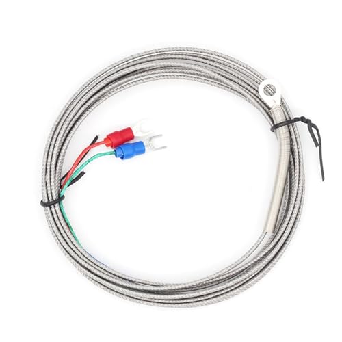 Termopar tipo K sensor de temperatura con arandela 5mm cable 0.5m 5