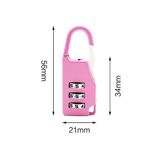 Zhi-Jin-12Pack-Travel-Combination-Lock-Luggage-Padlock-Code-Set-Bulk-Sports-Baggage