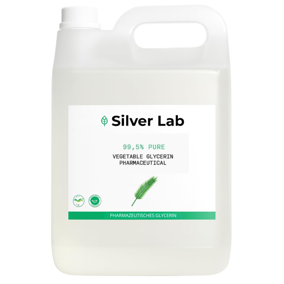Glycerin 99,5% – Pharma Qualität, rein pflanzlich & vegan – transparent & geruchlos – 5 Liter Kanister – ideal für Kosmetik, Seifenherstellung & Hautpflege