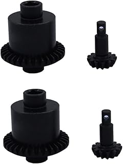 Palumma RC Differential Locker, 2Pcs Metal Heavy Duty Bevel Gear Locker Differential Locker for Axial 1/18 Capra UTB18 Differential Gear Spare Parts(13T/33T)