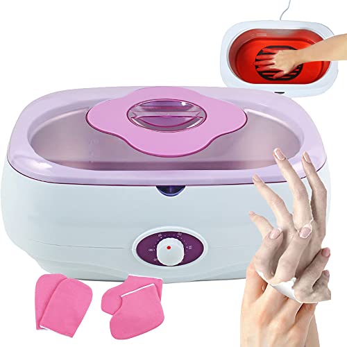 BañO De Cera De 4 Litros Para Manos Y Pies, Calentador De Cera De Parafina De 280 W (0-60 °C Ajustable), Hidrata Y Renueva La Piel, Estimula El Flujo SanguíNeo, Para SalóN De Belleza En El Hogar,A