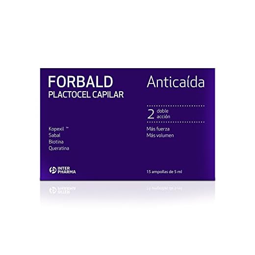 FORBALD – Plactocel capilar Tratamiento innovador anticaída cabello para hombres y mujeres. Potencia el crecimiento del cabello – 15 ampollas de 5 ml