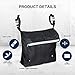 Wheelchair Bags, Wheelchair Adjustable Armrest Pouch Electric Scooter Accessories Bag Side Storage Organizer with Reflective Tape for Elderly Walker Rollator