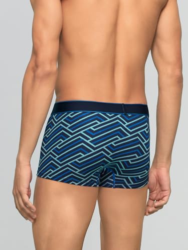Image of XYXX Men's Super Combed Cotton Regular Fit Solid Antibacterial Trunks with No Marks Waistband