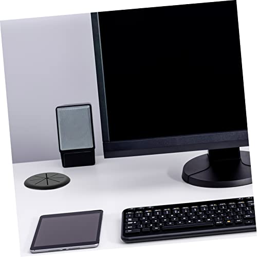 Organizador de cables para escritorio Angoily 5 piezas, cubierta para agujero de cables para oficina miniatura 7