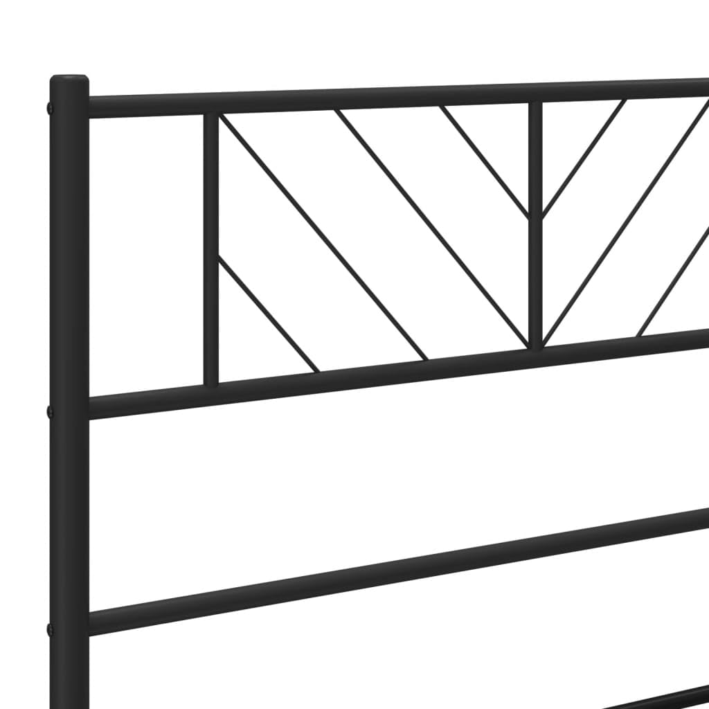 Testiera in metallo nero per letto da 200 cm, in acciaio verniciato a polvere, robusta headboard only, gambe stabili, montaggio a parete, moderno cabeceras de cama