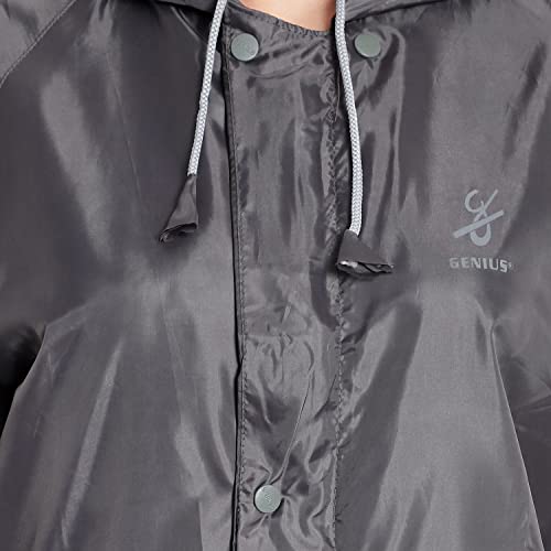 Image of Zacharias Women's Waterproof Reversible Double Layer Solid Raincoat with Pant (RG-2) (Black)