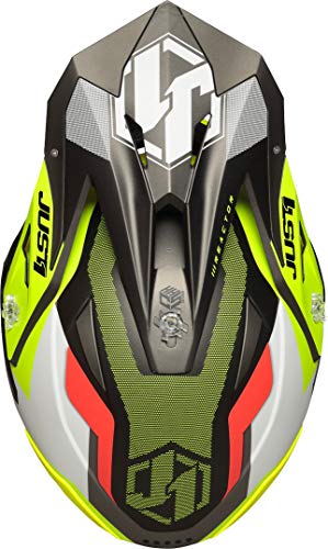 Just1 J39 Reactor Fluo Yellow-Red-Titanium - Matt