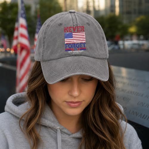 Burwilde 911 25th Anniversary Hat, Never Forget 911 Baseball Cap — view 2
