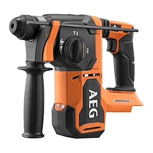 AEG PRO18V Bürstenloser Akku-Kombihammer BBH18BL2-0 (SDS-plus Werkzeugaufnahme, Max. Bohr Ø in Holz|Stahl|Beton 30|13|26 mm, ohne Akku und Ladegerät)
