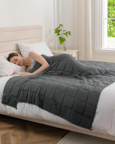 Good Nite Coperta ponderata per adulti, antistress, coperta pesante per sensi calmi