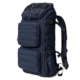 Mardingtop Taktischer Rucksack 28L/40L, Herren Damen Wanderrucksack Für Bundeswehr, Survival, Outdoor, Trekking, Bergsteigen, Reisen und Sport (28L-Blau)