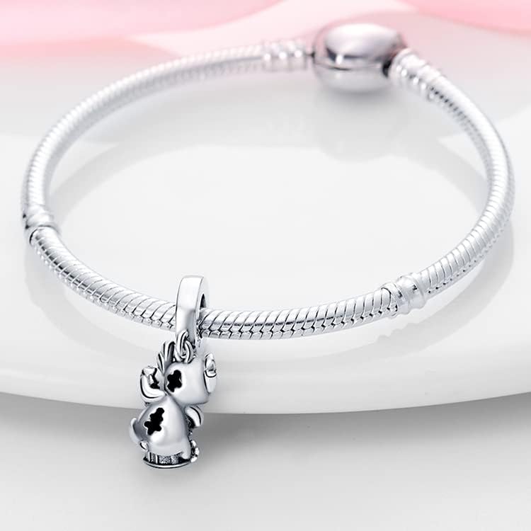 LIGHTDOG 925 Sterling Silver Charms for Pandora Charm Bracelets Necklaces for Woman Dangle Pendant Bead,Jewelry Beads Gifts for Women - Image 3