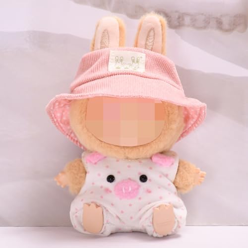 17cm Clothes Set(NO Doll), Hat & Cute Piggy Overalls Set Accessor...