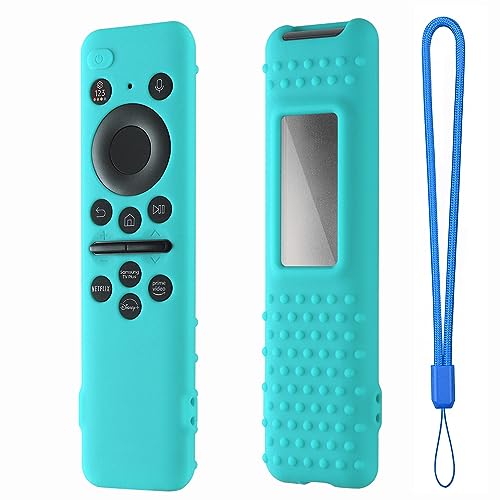 Silicone Protective Case for Samsung Smart Solar Cell Remote Control 2023 TM2360E TM2360F BN59-01432A BN59-01432J BN59-01432B, Anti Slip Shockproof Silicone Cover with Lanyard (Mint) -  XGYCYXM