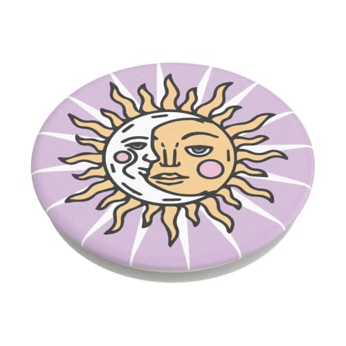 Image of PopSockets Phone Grip with Expanding Kickstand, Moon & Sun - Celestial